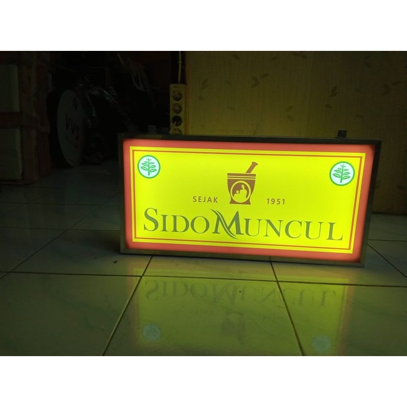 Maju Makmur Neon Box Sidomuncul 2Sisi Ferem Almunium Harga