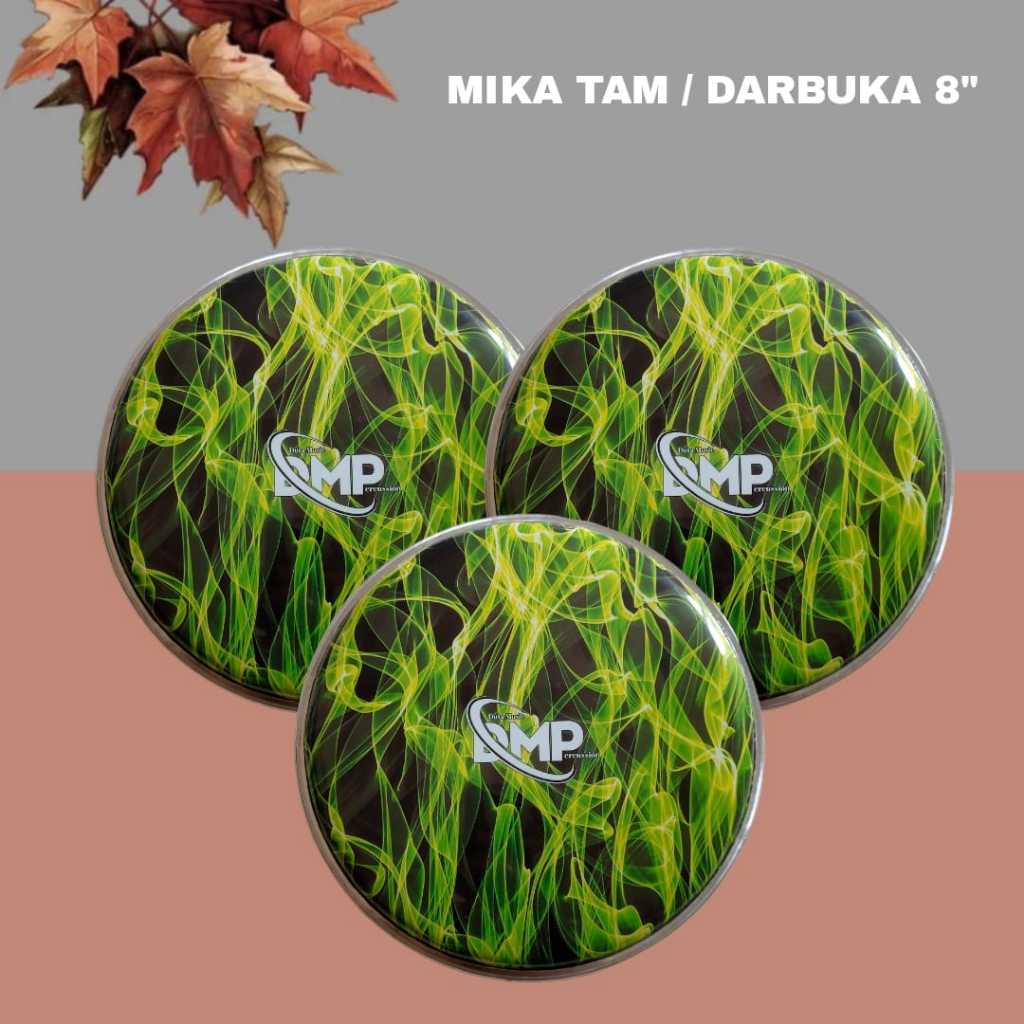 Mika Darbuka 8 Inch Motif Api