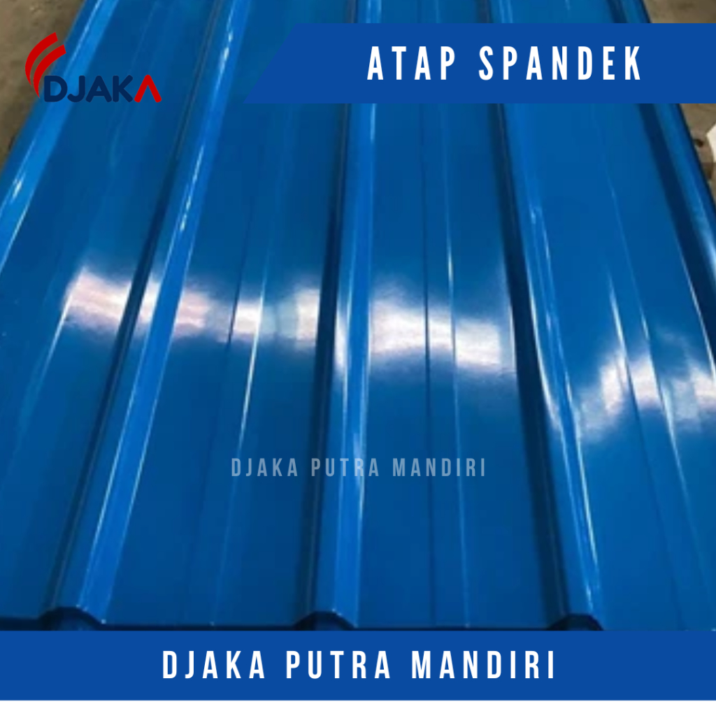 Atap spandek galvalum warna 0,25 - 5 gelombang