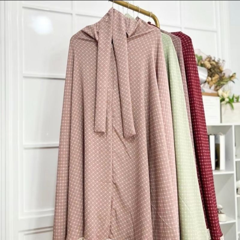 mukena yoryu motif yoora sarah preloved