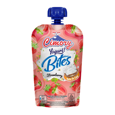 

Cimory Yogurt Bites Stoberi/Bluberi/Yuzu/Stroberi Leci Kemasan 120g