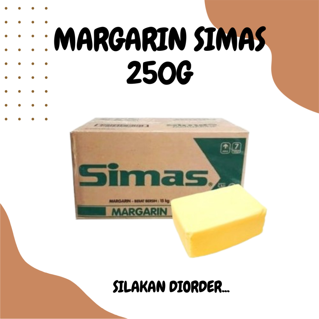 

MARGARIN SIMAS 250G / MARGARIN MURAH REPACK ORIGINAL 100% / SIMAS MARGARIN