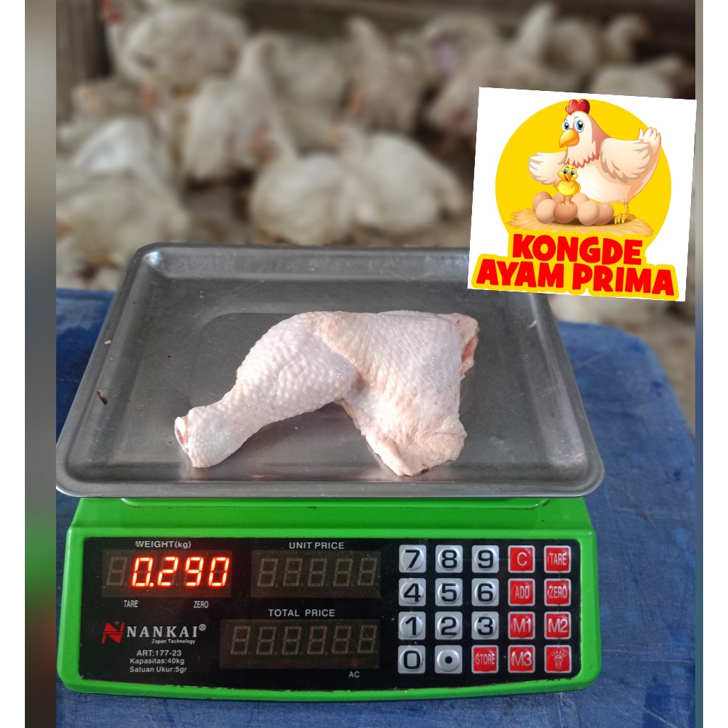 

Kongde Ayam paha utuh 1kg (isi4-5potong)