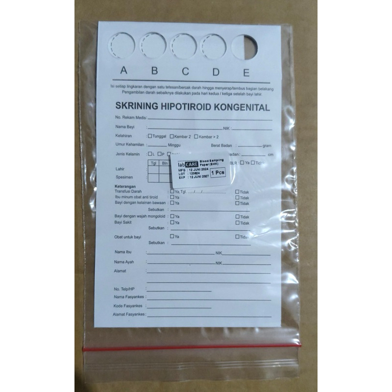 Kertas saring SHK merek Lab CARE 10