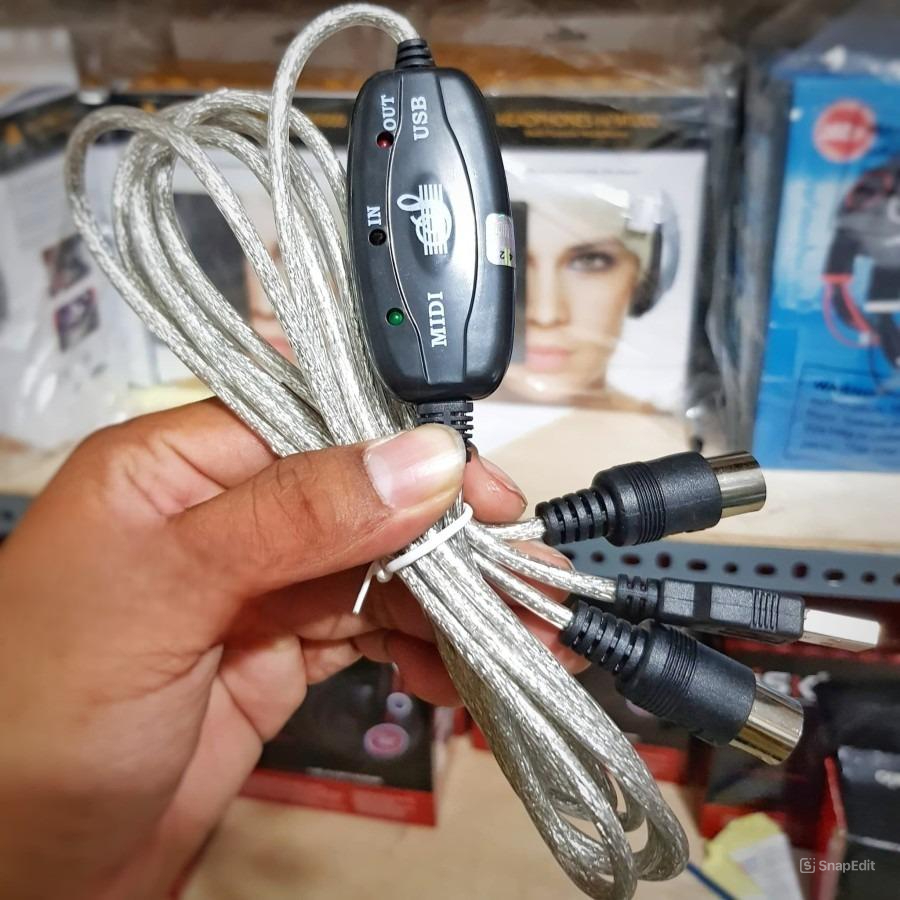 Kabel Midi USB Keyboard Universal All merk kecuali techno