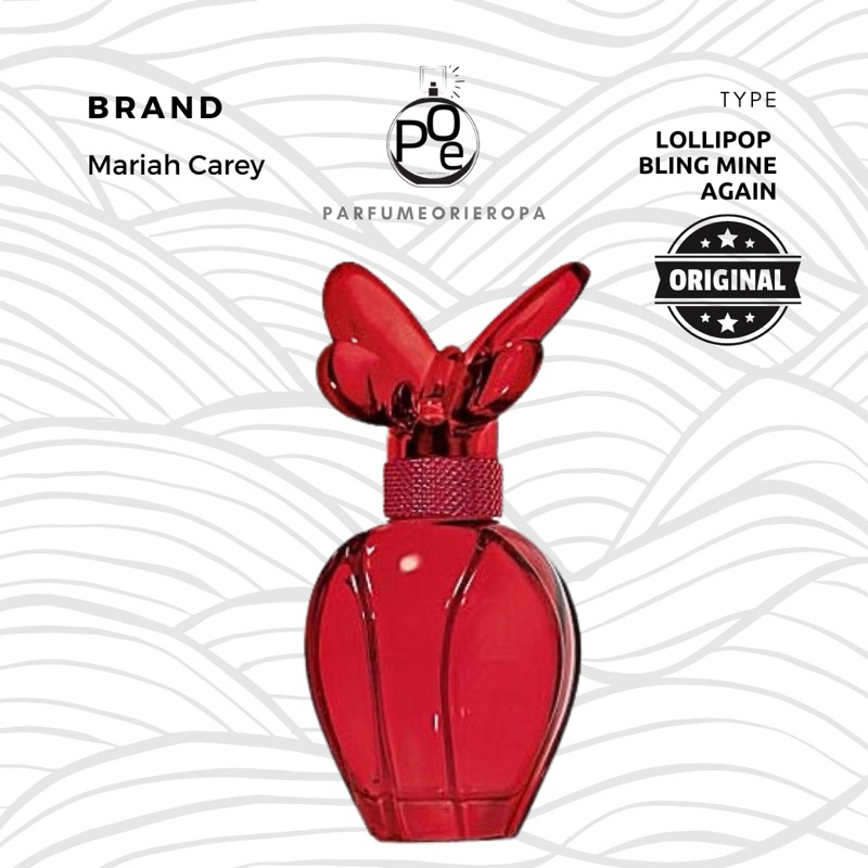 Parfum Wanita Mariah carey lollipop bling mine again Original non box 100ml full size parfume tahan 
