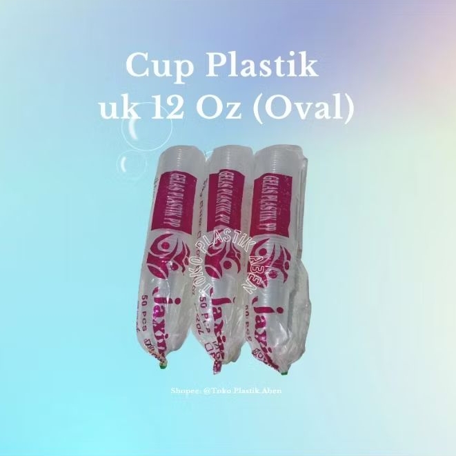 Cup Gelas/ Cup Gelas Oval/Gelas Plastik