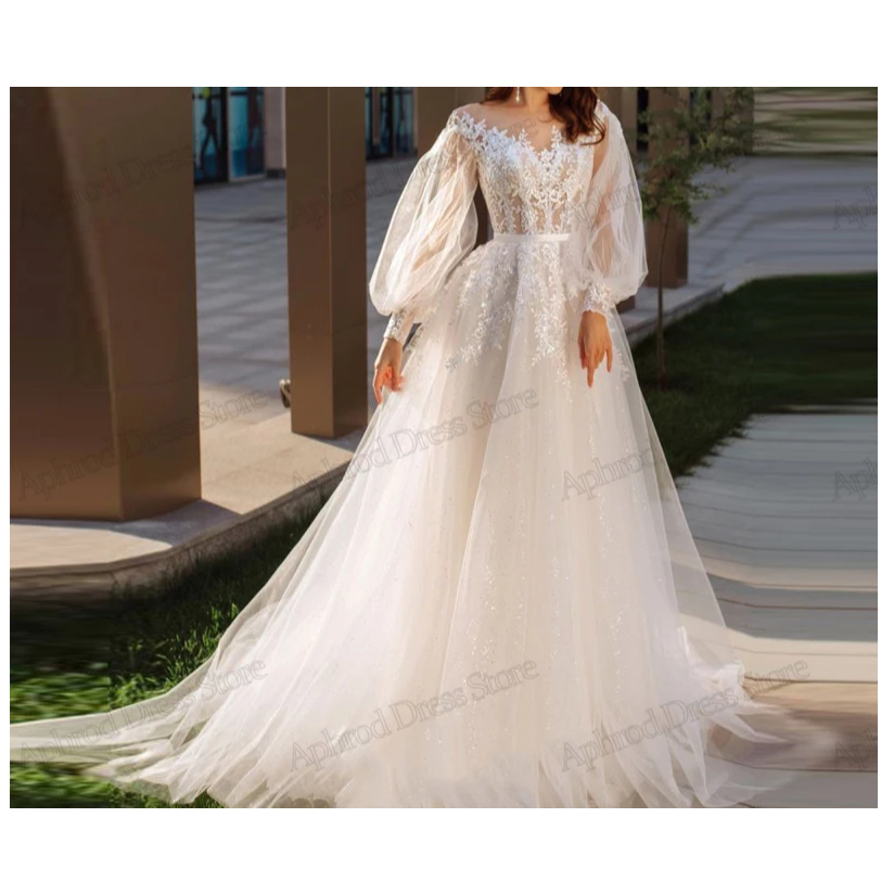 VINTAGE WEDDING DRESS SIMPLE WEDDING ELEGANT SUMMER DRESS GAUN WEDDING