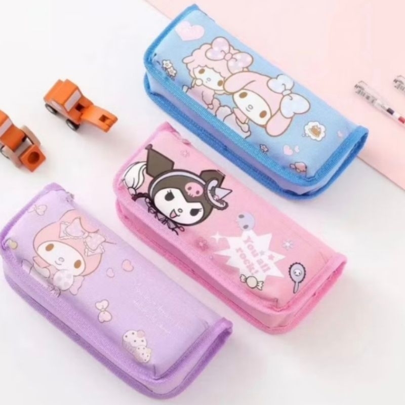 

Tempat pensil SANRIO, UNICORN resleting 2 / Pensil case sanrio, unicorn sleting 2in1 / Kotak pensil unicorn, sanrio / Tempat pensil BT 21 sleting