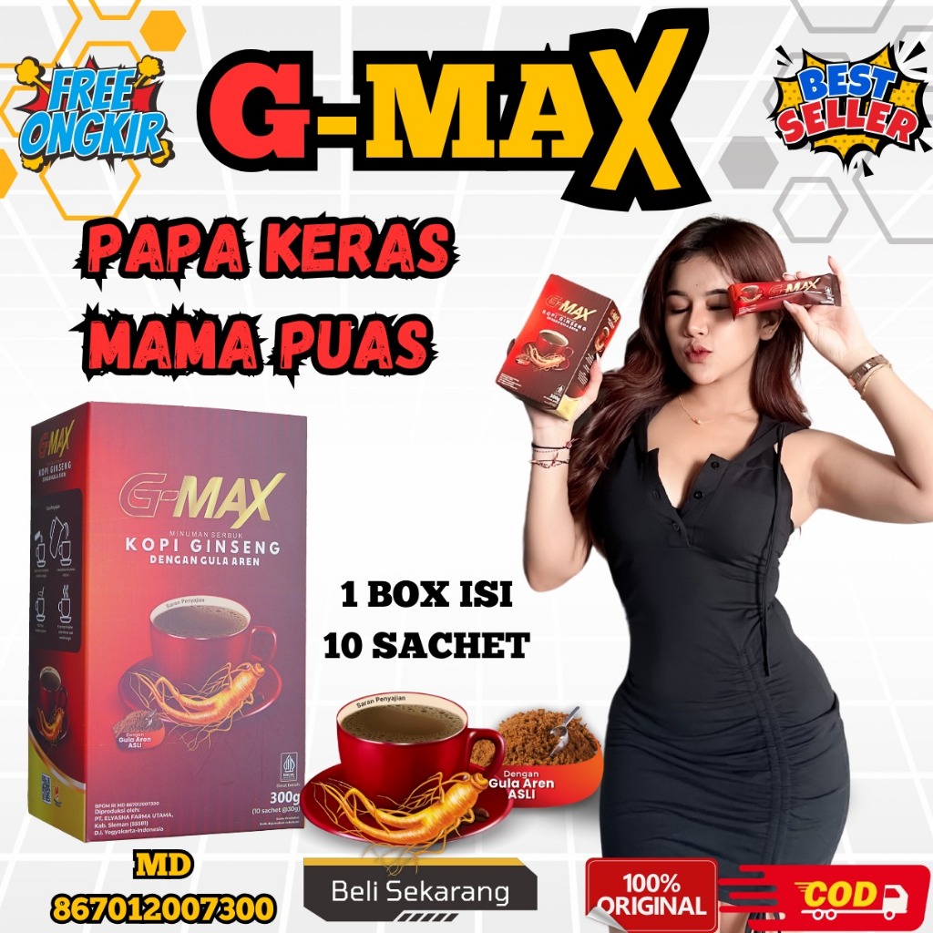 

kopi G-MAX penambah Stamina