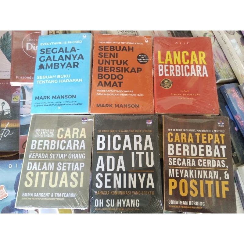 

6 paket buku ini hanya 120k