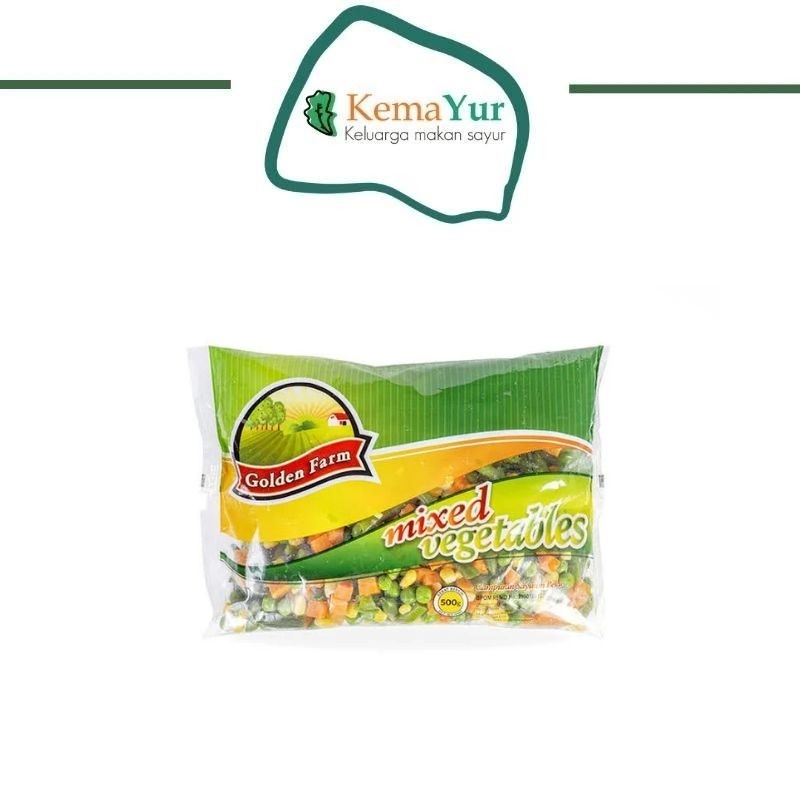 

golden farm mix vegetable 500gr