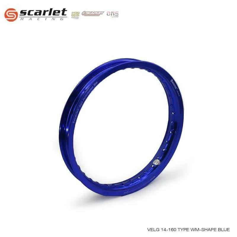 LINGKAR VELG PELAK PELEK ALLOY KILAT GLOSSY 160 18 RING 18 WM WR SCARLET RACING