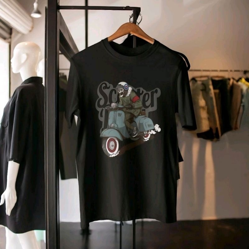 Kaos Vespa Scooter Boy