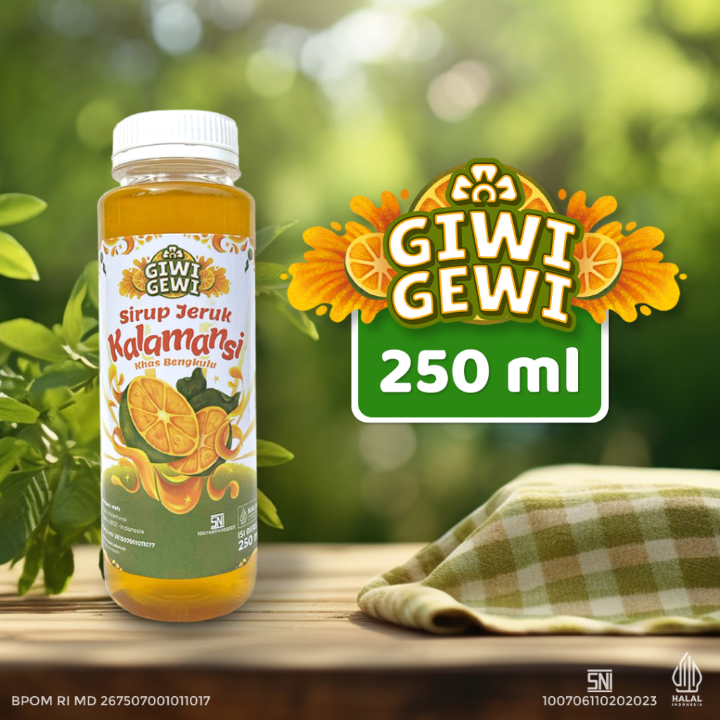 

Jeruk Kalamansi Giwi Gewi 250 ml