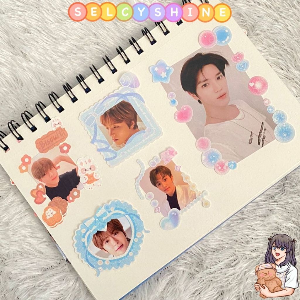 

[Selcyshine] Perlembar - Sticker Frame Foto / Sticker Frame Deco / Sticker Bingkai Foto / Sticker Sea Deco / Sticker Bubble / Sticker Freebies