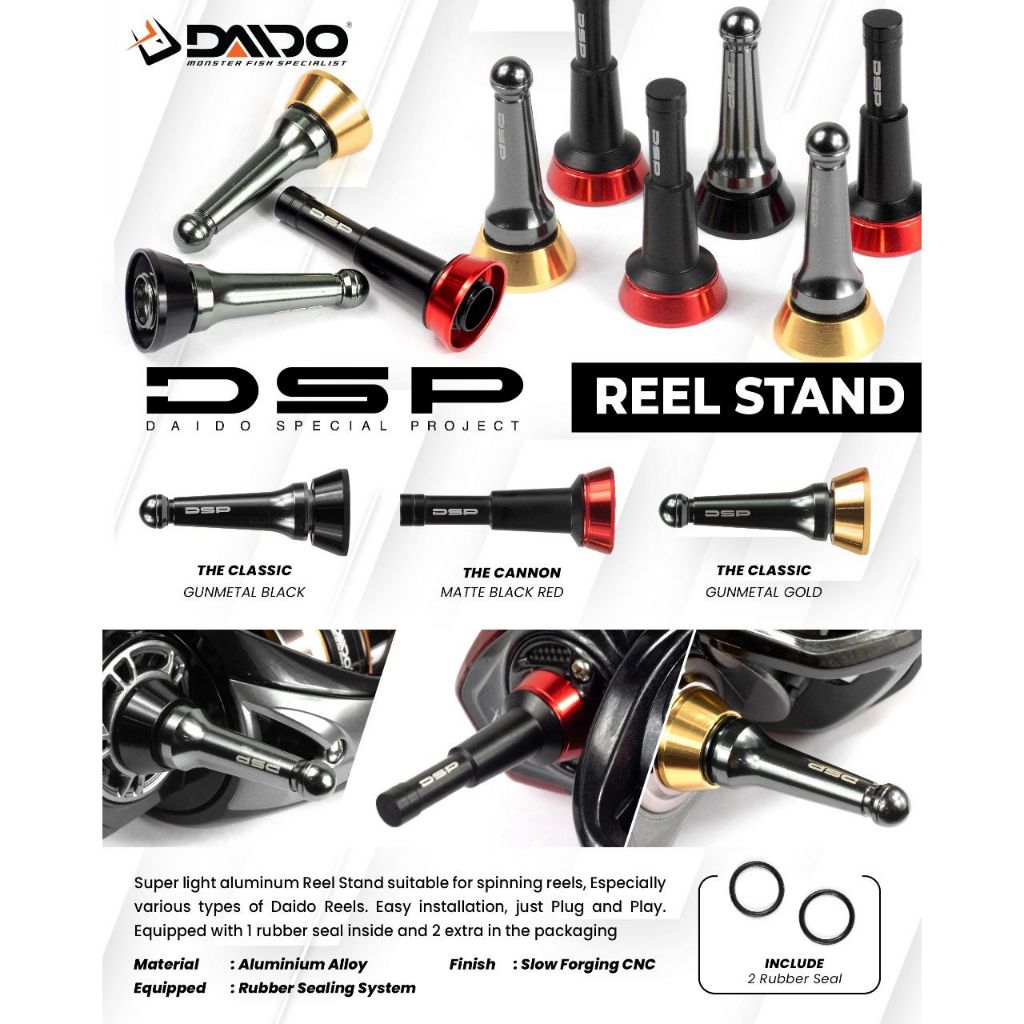 SPAREPART  REEL STAND UTK REEL KHUSUS POWER HANDLE DAIDO (BACA BROSUR UTK TYPENYA))