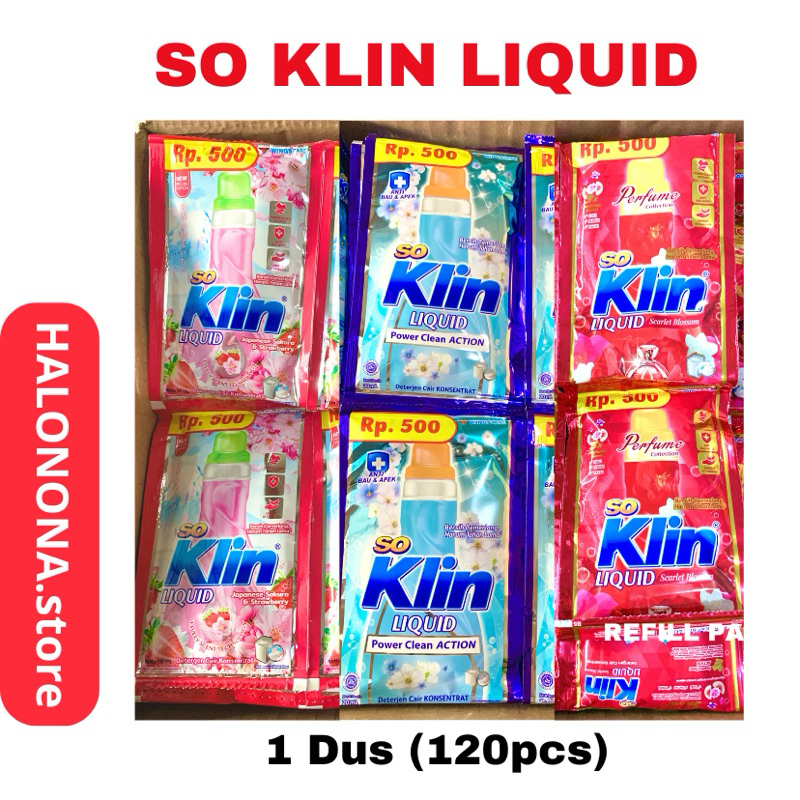 SO KLIN LIQUID 1 Dus 120pcs (Renceng)