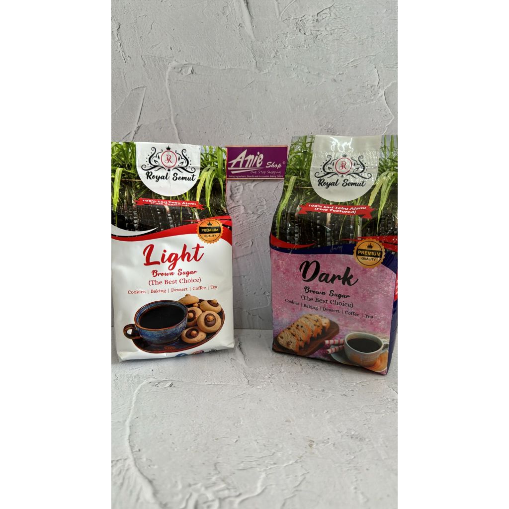 

brown sugar royal semut/dark brown sugar/light brown sugar 500gr/gula aren bubuk