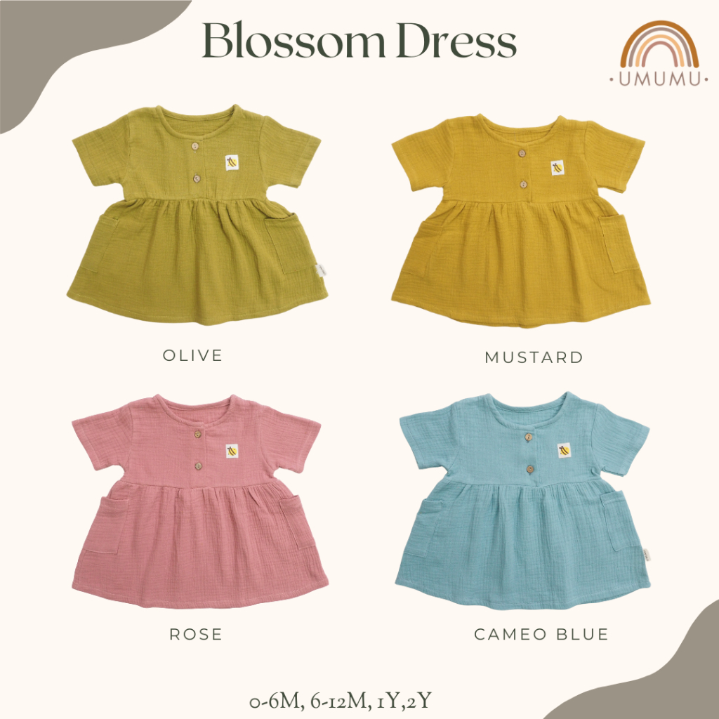 UMUMU Blossom Dress - Dress Anak Perempuan