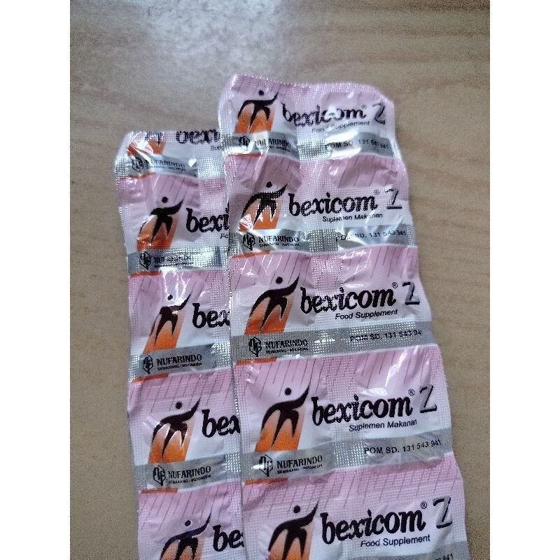 BEXICOM Z (multivitamin + zinc) per strip