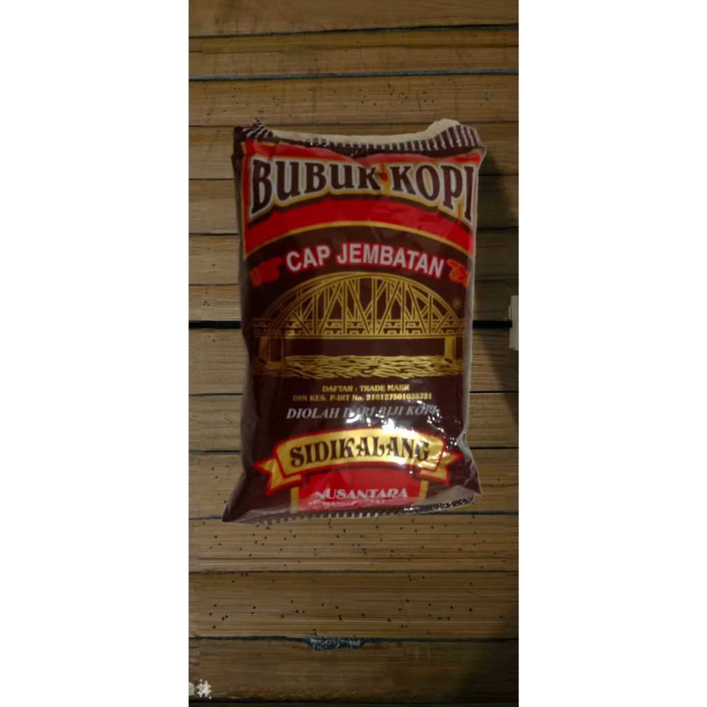 

Kopi Bubuk Cap Jembatan Khas Medan Asli Sidikalang 100 Gram