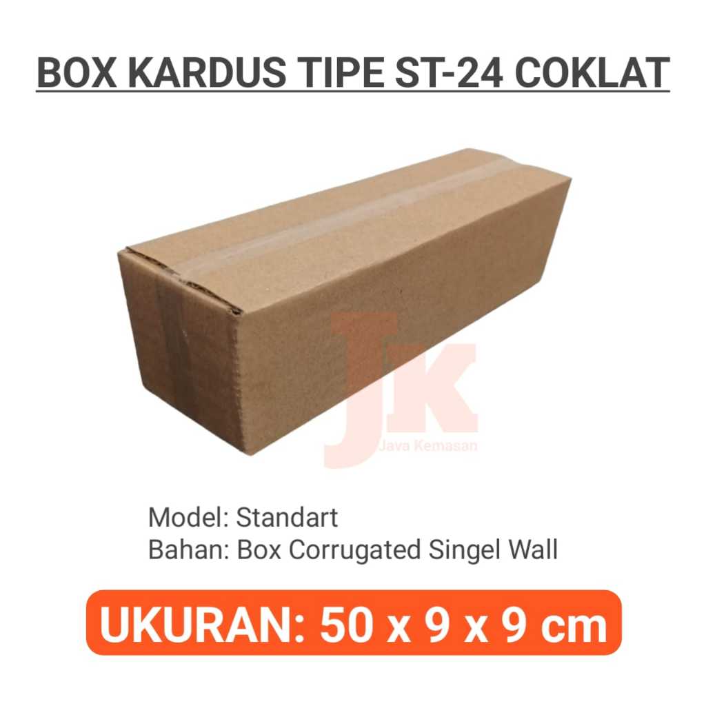 

KARDUS ST-24 KOTAK BOX KARTON CORRUGATED STANDART COKLAT KECIL POLOS TEBAL PACKING BAJU PAKET ACSESORIS SOUVENIR