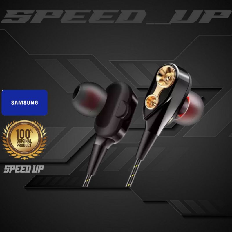 HEADSET GAMING/MUSIC EARPHONE SAMSUNG FULL BASS STEREO ORIGINAL 100%