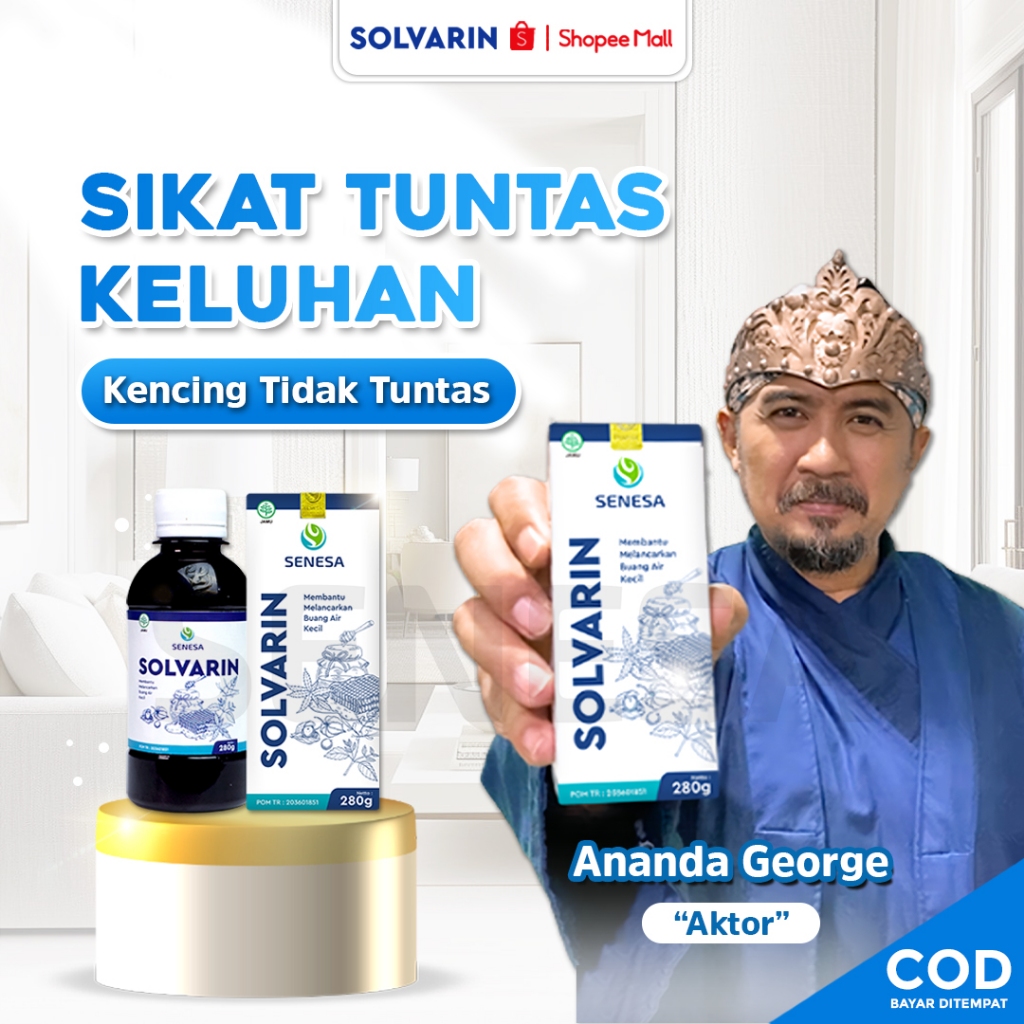 SOLVARIN - Madu Obat untuk batu ginjal prostat kencing batu tidak tuntas nyeri nanah berdarah berbus