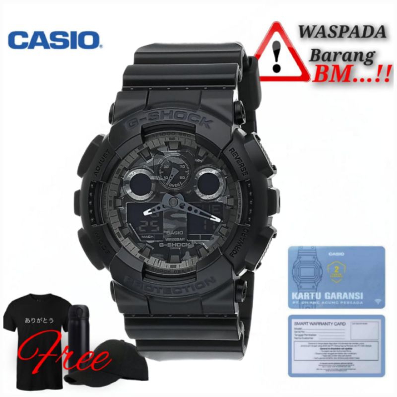 CASIO GSHOCK GA-100CF-1ADR / GSHOCK GA-100CF-1ADR