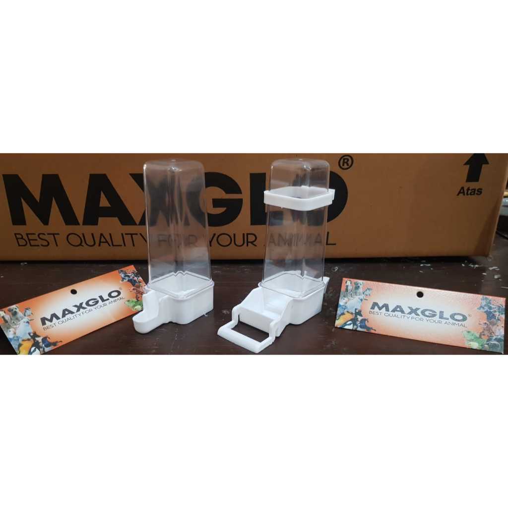 Wadah Dispencer 100 ml Minum MAXGLO Dispenser Besar MAXGLO MAX GLO Bening Tebal 1 Set EXPORT Quality