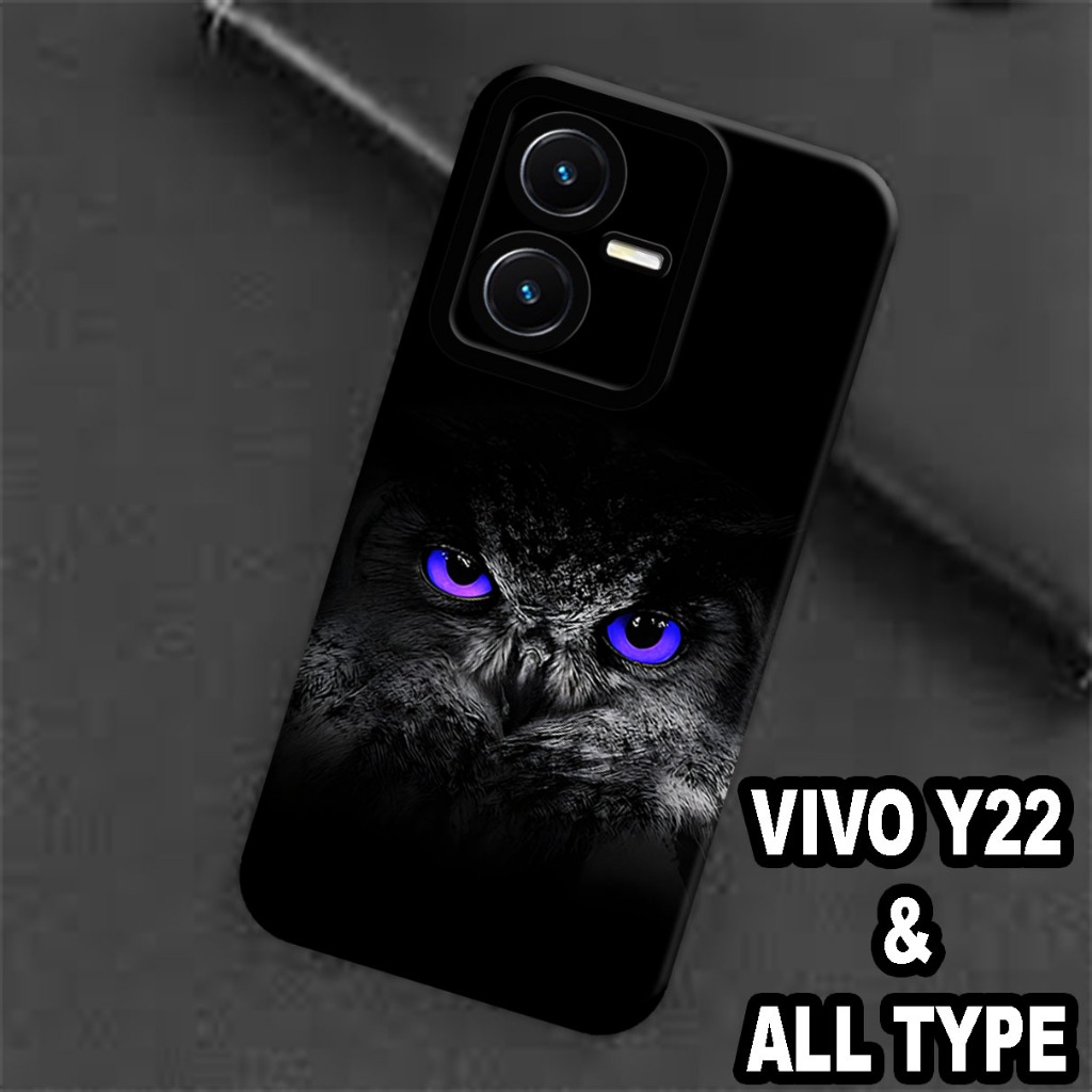 (GC13) Softcase karet Hp VIVO Y22 / Case Cowok / Case VIVO Y22 Silikon Tpu Pro Camera / Kesing VIVO 