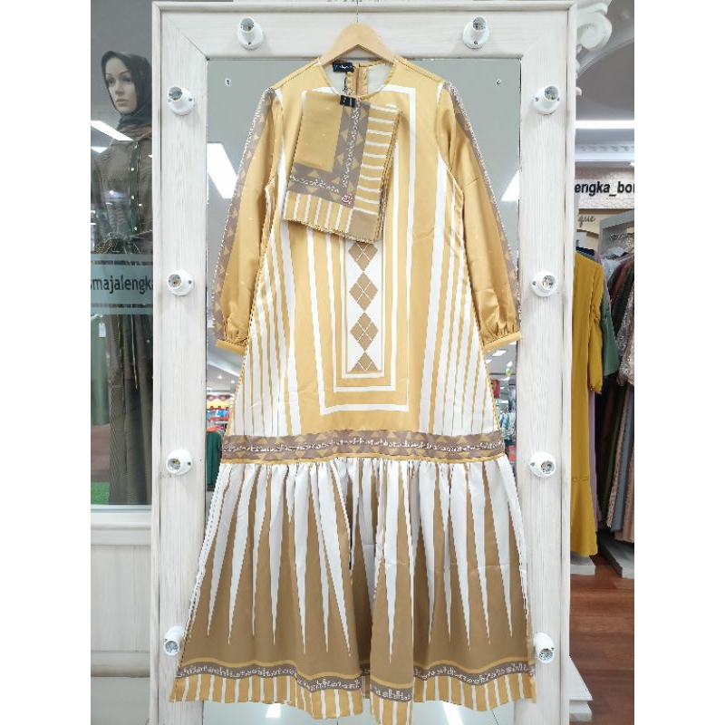SHKATA/Gala set scarft by Shkata/set elegant/set mewah/set branded