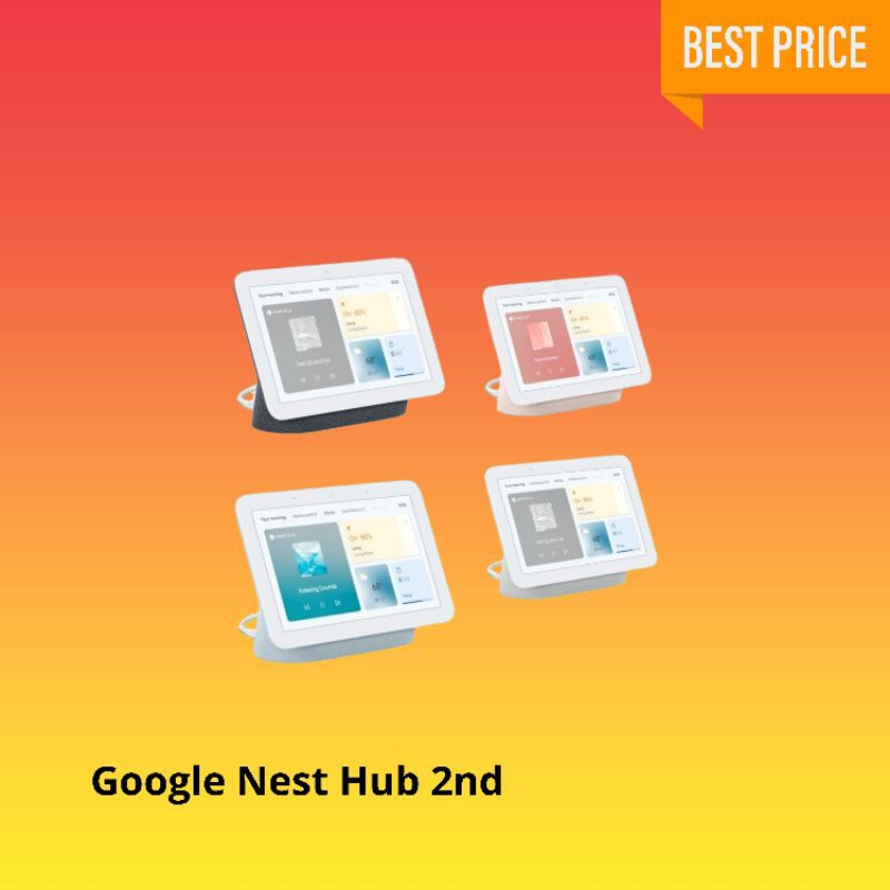Google Nest Hub 2nd Generation Nest Hub 2nd Gen Smart Display Assitant