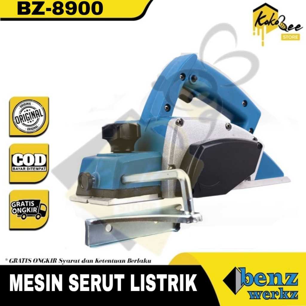 BENZ WERKZ Mesin Serut Ketam Planner Listrik Electric Planner Mesin Serut Kayu Alat Planer Pasah Sug