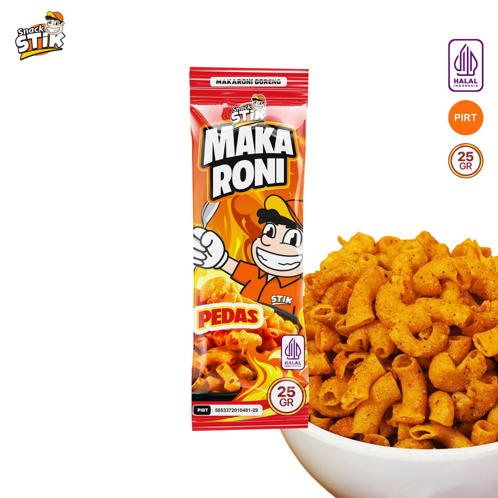 

Snack Stik Makaroni Pedas Cemilan 25gr