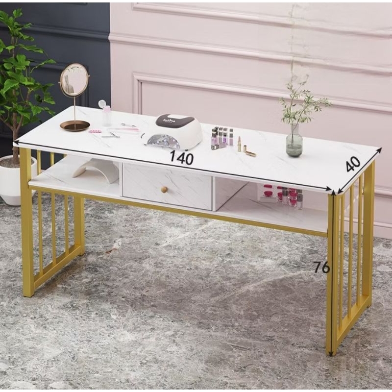 Meja Nail Art / Meja Salon cantik ukuran standart