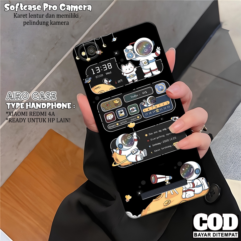 Case Xiaomi Redmi 4A - Softcase Xiaomi Redmi 4A - Fashion Case ASTRONOT - Casing Xiaomi Redmi 4A - S