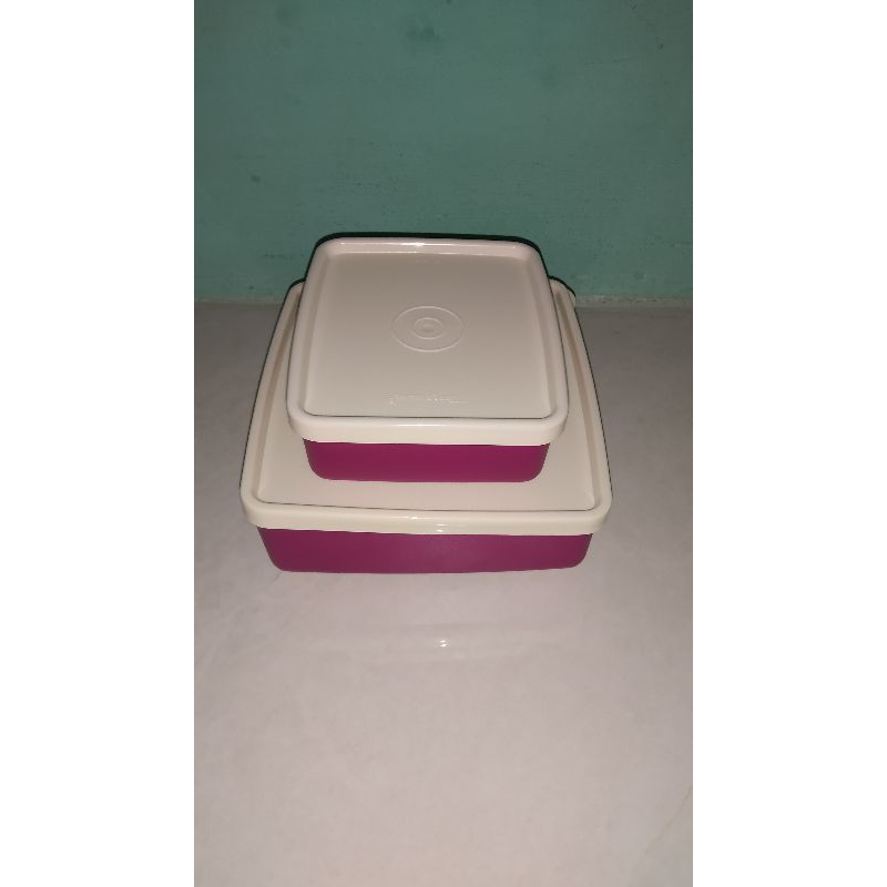 Medium & Mini square away Tupperware