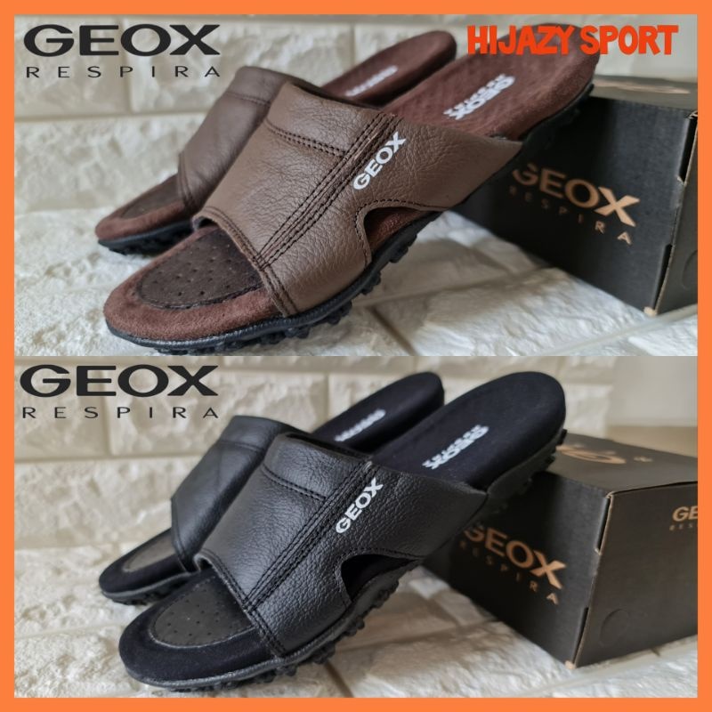 sandal geox slop kulit RESPIRA PREMIUM