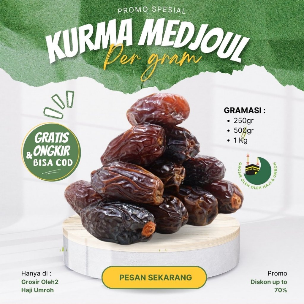 

Kurma Medjol Dates California 500gr / Natural Delight Jumbo / kurma medjool 1 kg murah