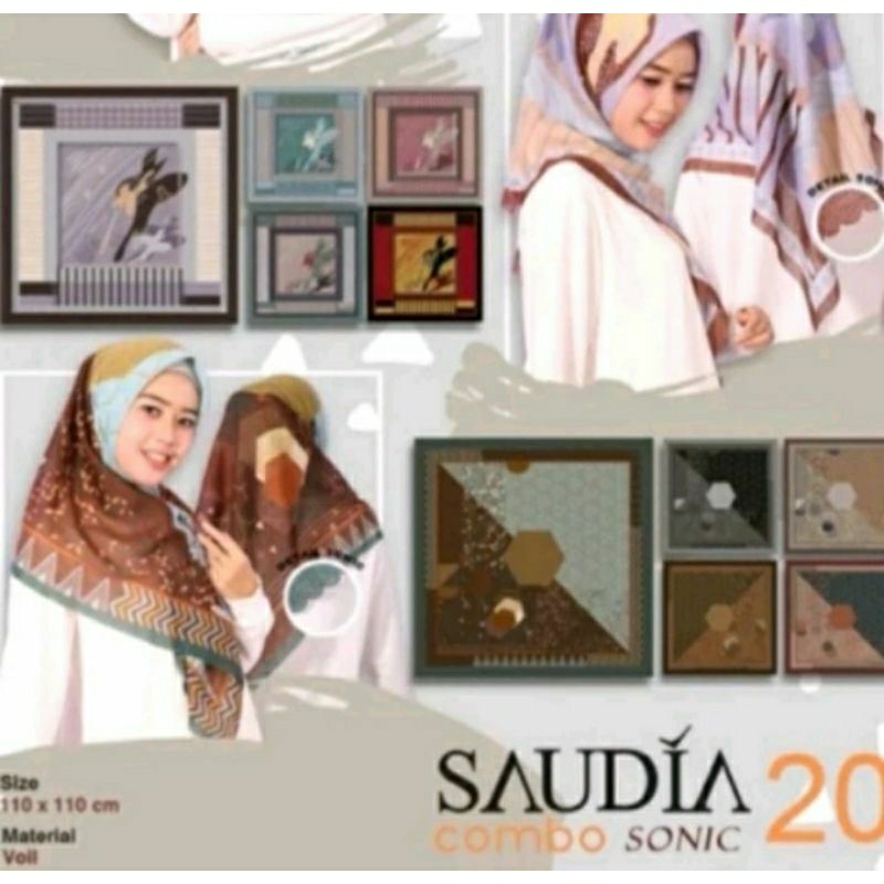 ANSANIA MOTIF HIJAB SEGIEMPAT