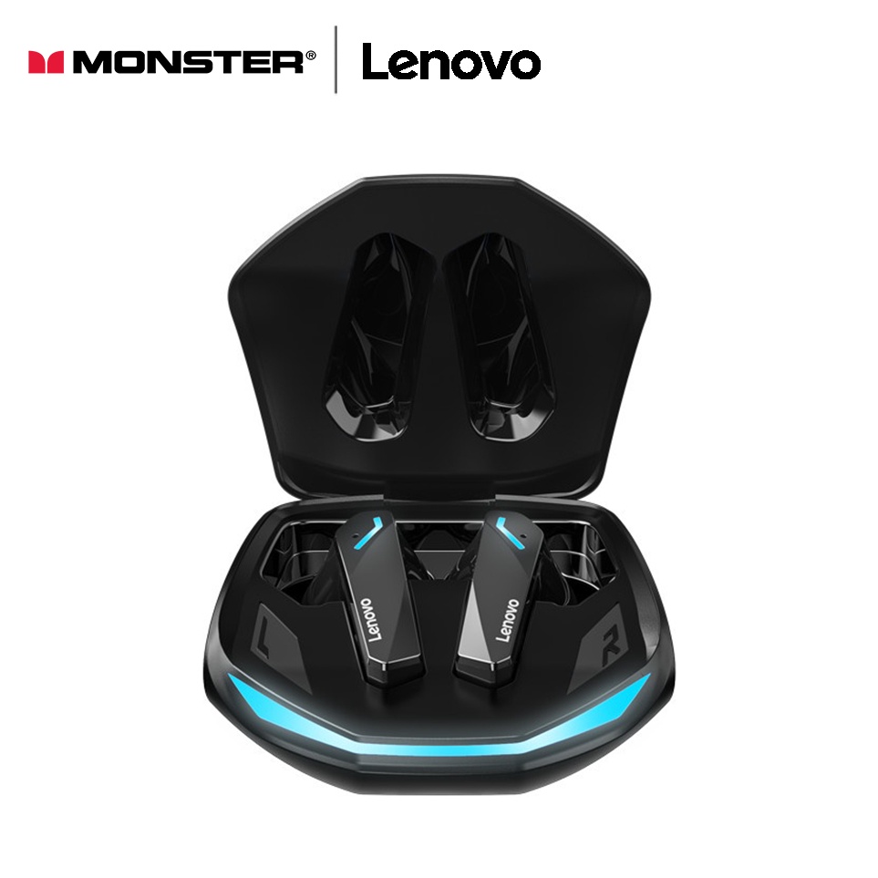 KODE O65J Monster X Lenovo GM2 Pro TWS Earphone Bluetooth 53 Headset Gaming Bass HIFI