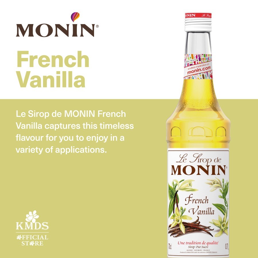 

MONIN French Vanilla syrup 70 CL 700 ML