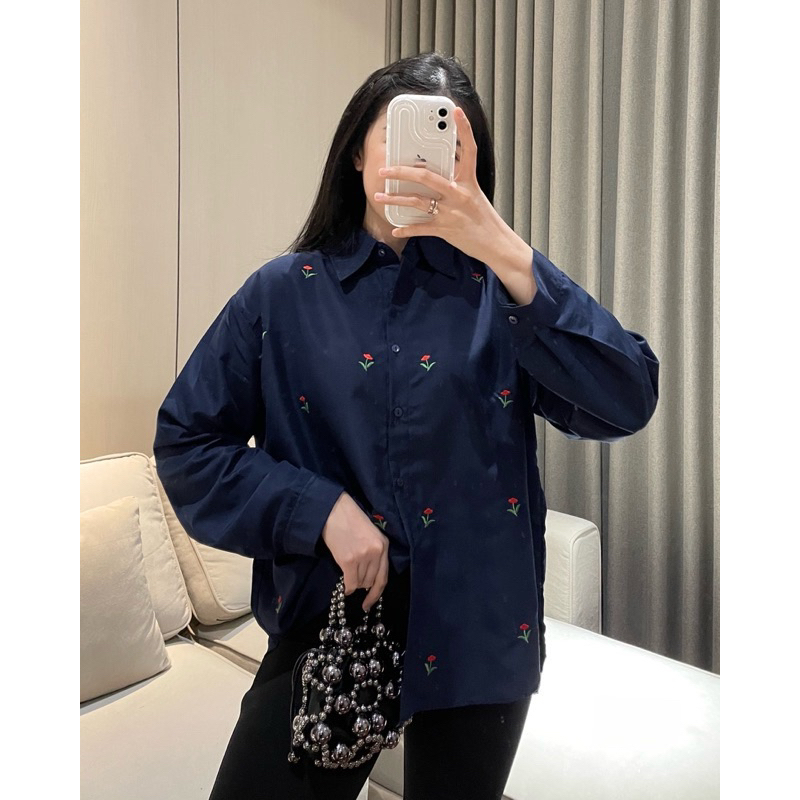 COD GF ORIGINAL KEMEJA KATUN BORDIR