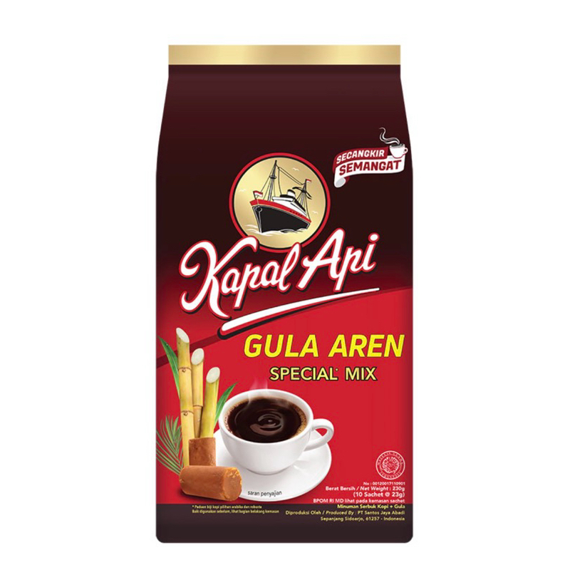 

Kapal Api Kopi Gula Aren 10 x 23 g