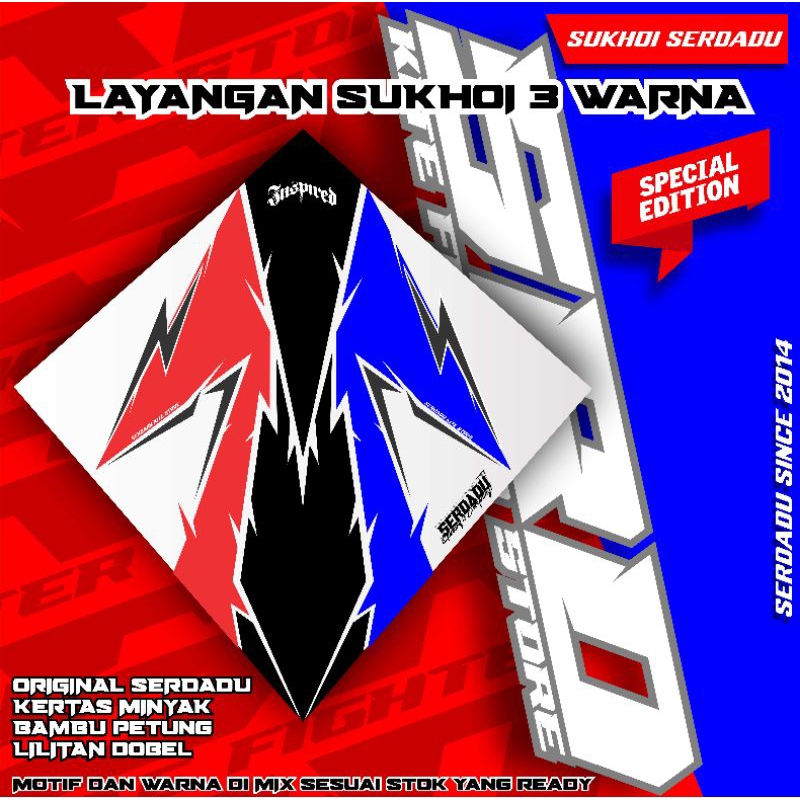 Layangan sukhoi turnamen bambu petung