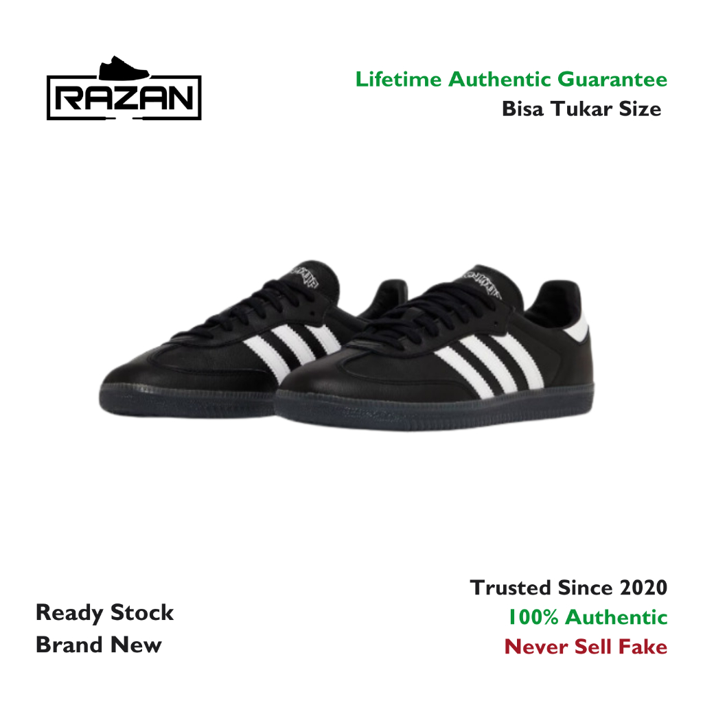 Adidas Samba x Fucking Awesome Core Black White 100% Authentic Original