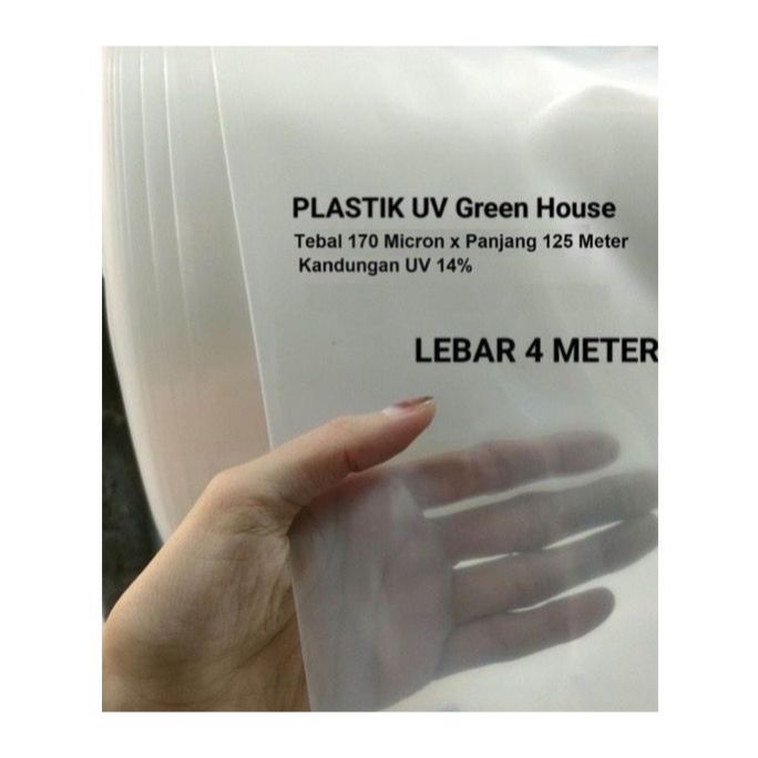 Plastik UV 3 Meter 200 Micron - Plastik Greenhouse UV 14% 1 Roll