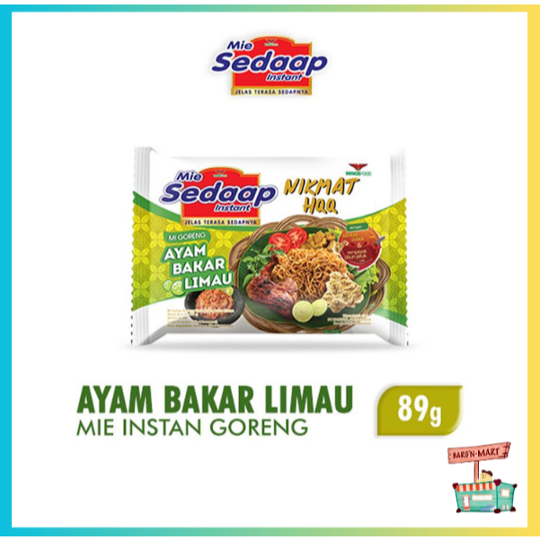 

Sedaap Mie Instan Ayam Bakar Limau 89 gr